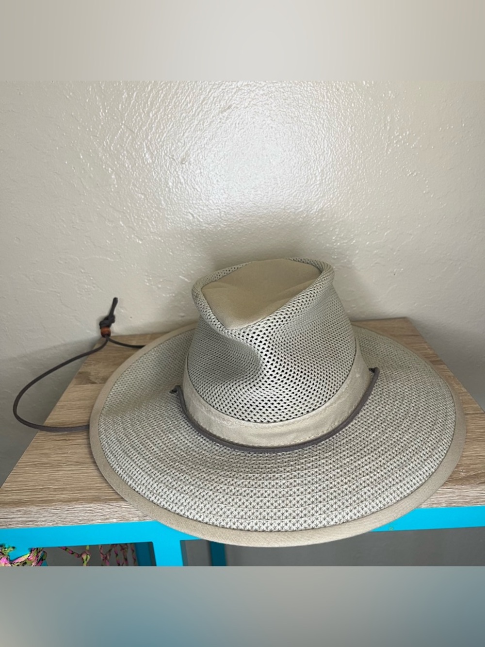 Henschel Hat Co Original Aussie Breezer Safari Hat Khaki USA Made Size Small